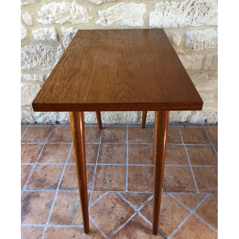 Vintage compass legs side table, 1960