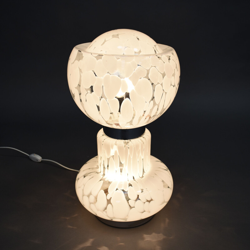 Murano glass table lamp, Italy 1970