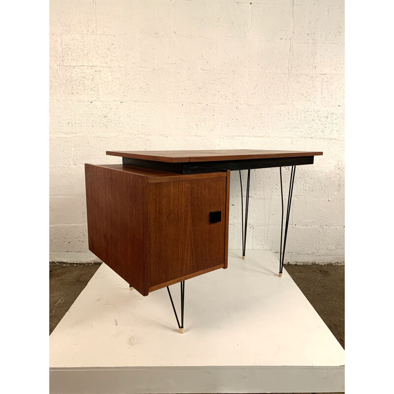 Bureau vintage en teck de Cees Braakman, 1960