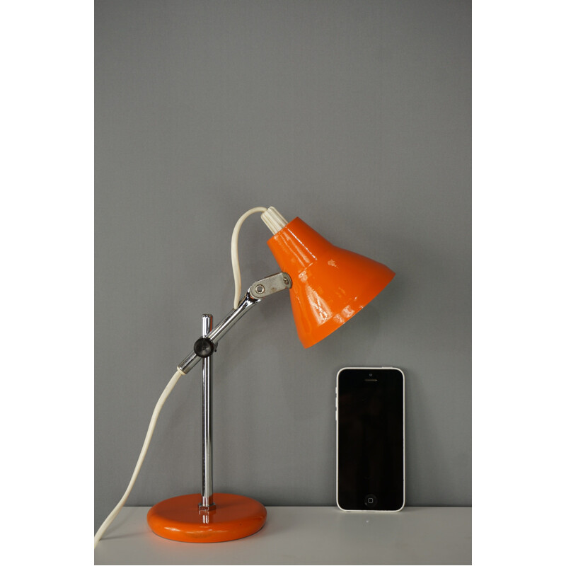 Vintage articulated metal lamp, 1960s