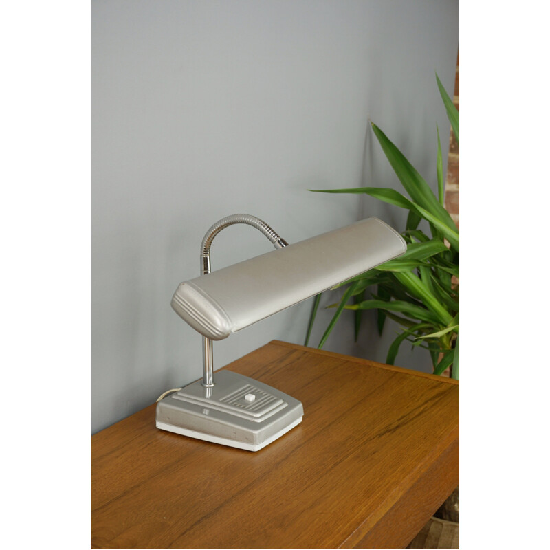 Vintage metal desk lamp, 1950s