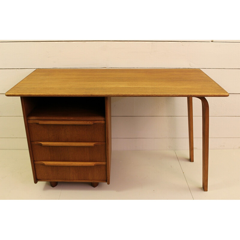 Pastoe desk in wood, Cees BRAAKMAN - 1960s