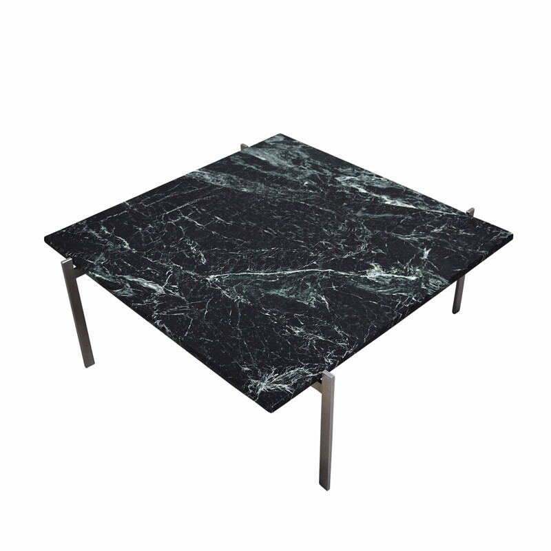 Table basse vintage PK61 en marbre de Poul Kjaerholm pour Fritz Hansen, 1956