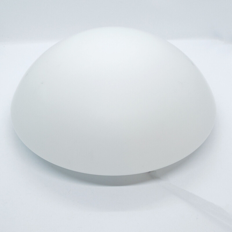 Vintage HP Leuchten white spherical ceiling, Germany 1970