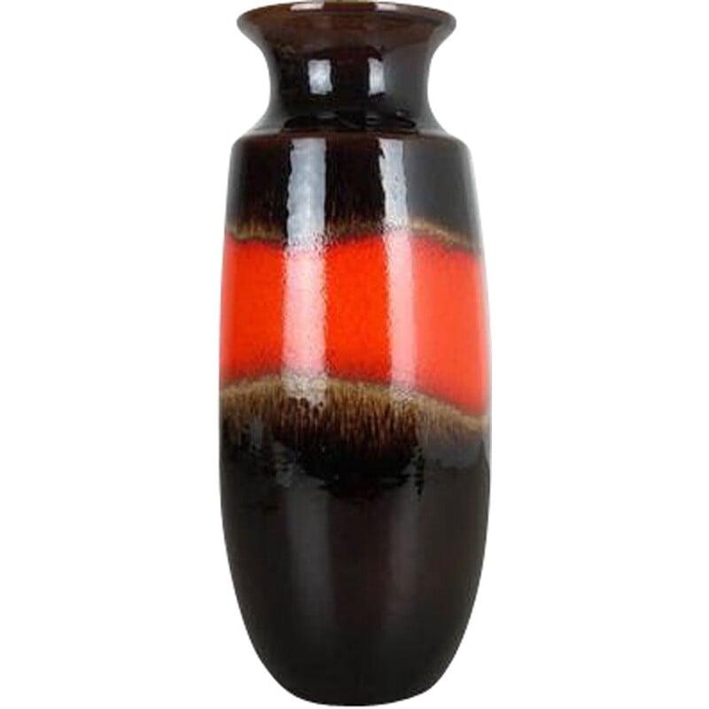 Grande vase vintage en céramique par Scheurich Keramik, Allemagne, 1974