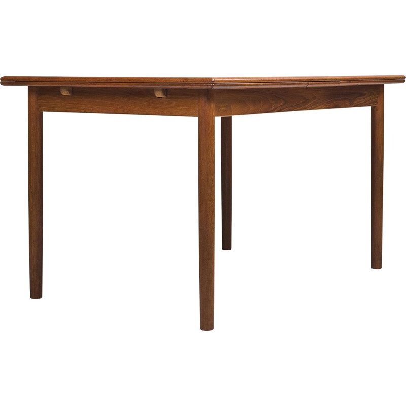 Danish extendable model 145 teak dining table by Willy Sigh for H. Sigh & Søn Møbelfabrik, 1960s
