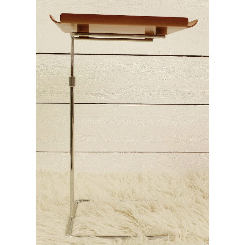 Adjustable Vitra tray table in maple wood, George NELSON - 2001