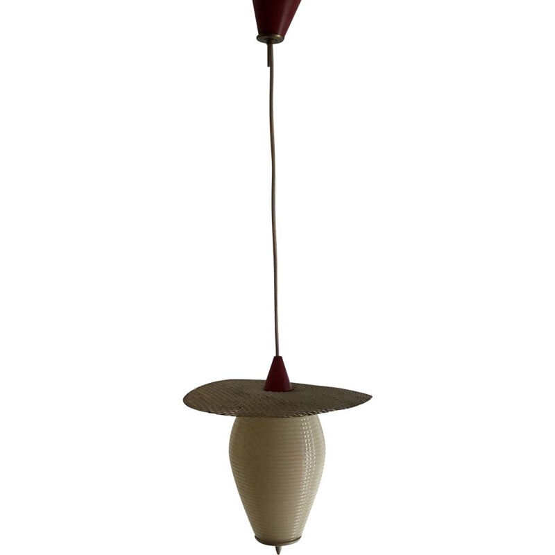 Lámpara de suspensión holandesa vintage de Pilastro