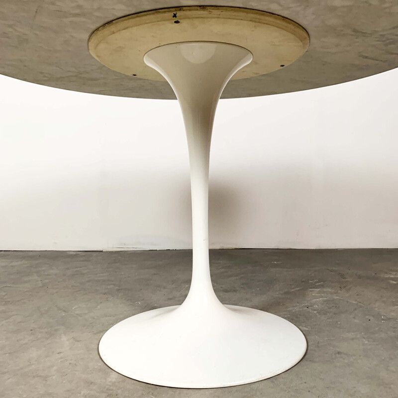 Marble vintage Tulip table by Eero Saarinen for Knoll, 1970s