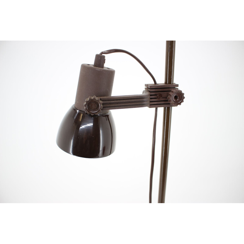 Brown vintage floor lamp, 1980s