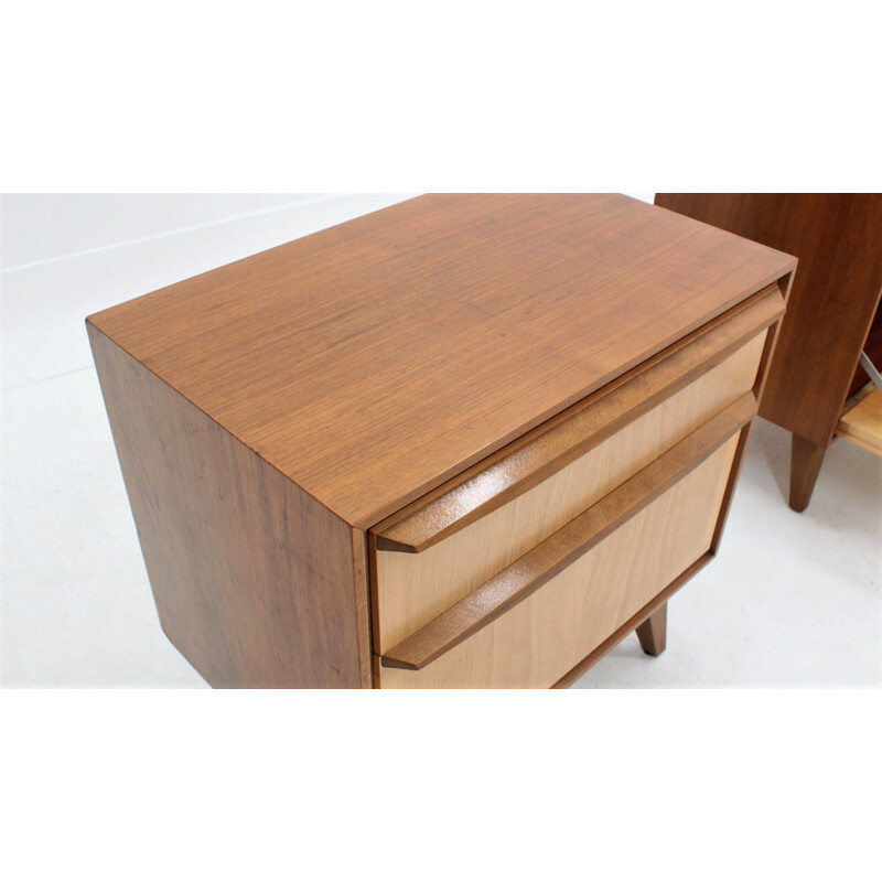 Vintage teak nightstands, 1960s