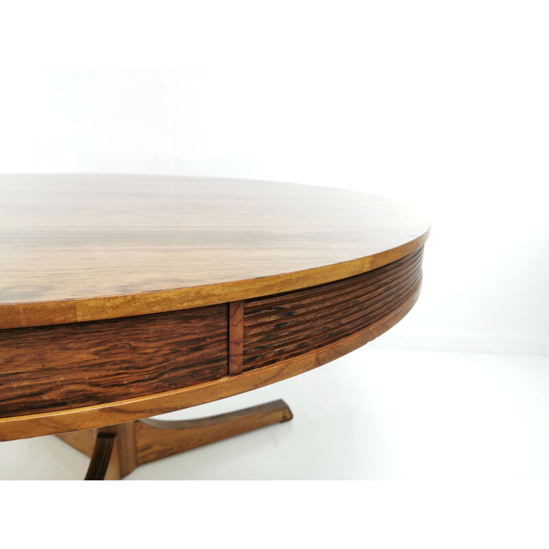 Rosewood vintage dining table by Robert Heritage for Archie Shine, 1960s