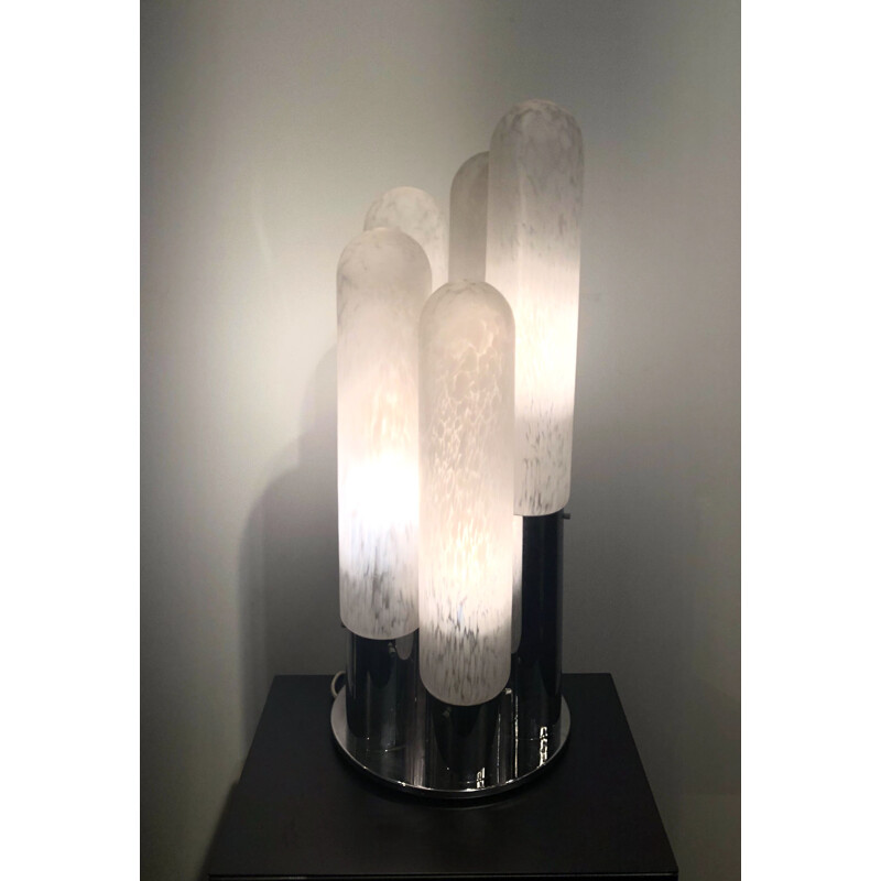 Lampe vintage en verre de murano par Carlo Nason, 1960