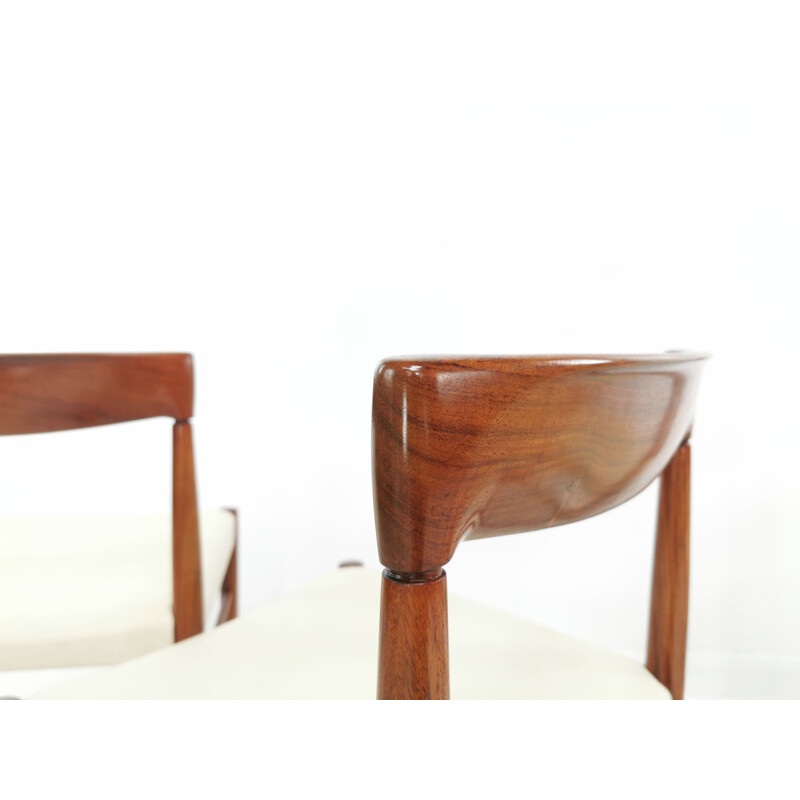 Set of 5 vintage Teak Dining Chairs by H.W. Klein for Bramin, 1960s