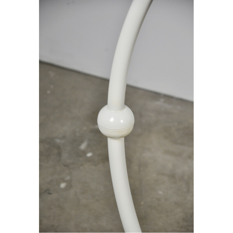 Vintage White Serpente Floor Lamp by Elio Martinelli for Martinelli Luce, 1960s