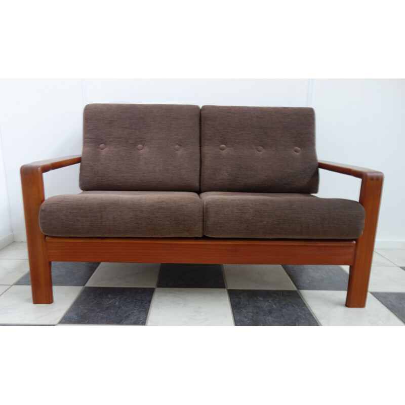 vintage Danish Teak 2 seat sofa 1960s