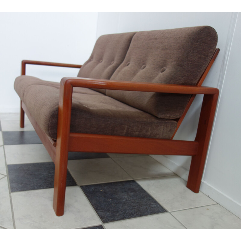 vintage Danish Teak 2 seat sofa 1960s