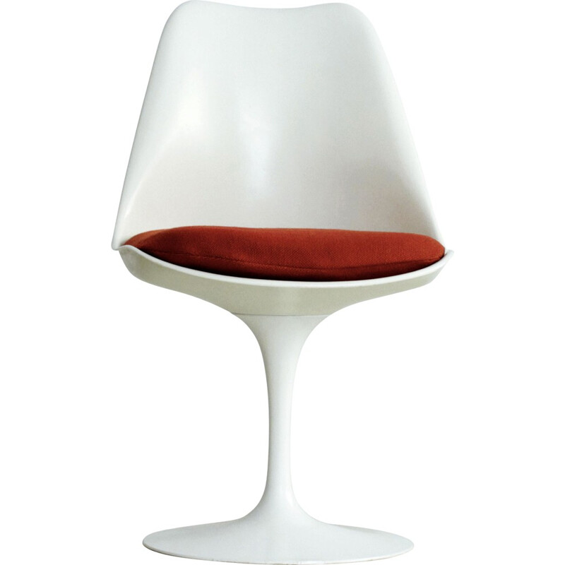 Knoll "Tulip" red chair, Eero SAARINEN - 1970s