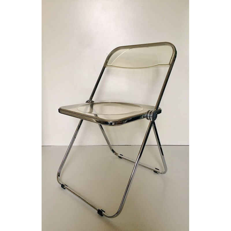 Vintage Plia chair by Giancarlo Piretti for Castelli, 1970