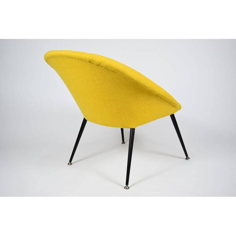 Vintage yellow armchair Olympia 1960s 