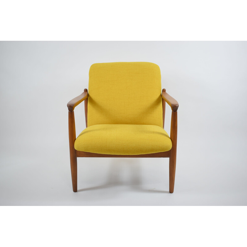 Original polish armchair GFM-64 designed by E. Hom, 1960