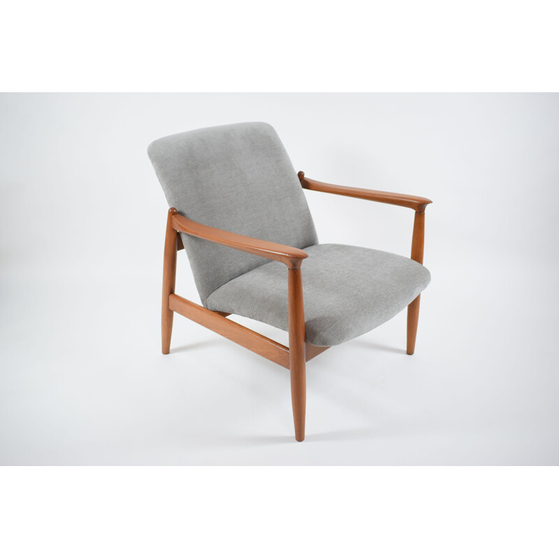 Vintage  polish armchair GFM-64 by E. Hom, 1960s