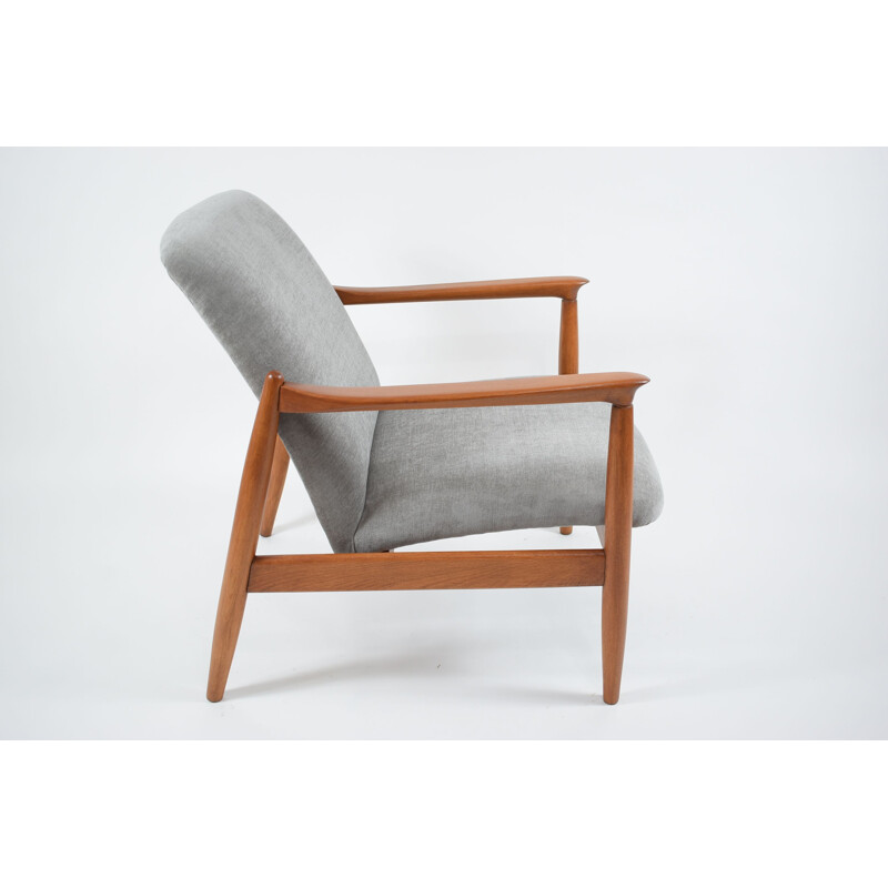 Vintage  polish armchair GFM-64 by E. Hom, 1960s