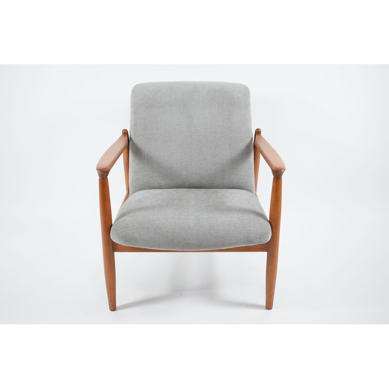 Vintage  polish armchair GFM-64 by E. Hom, 1960s