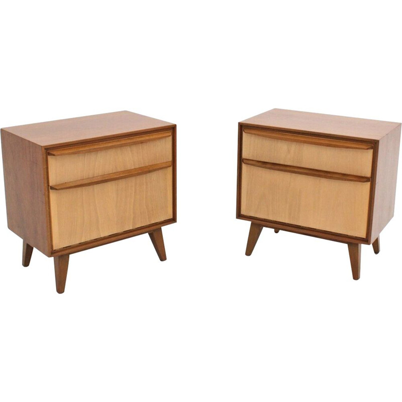 Vintage teak nightstands, 1960s