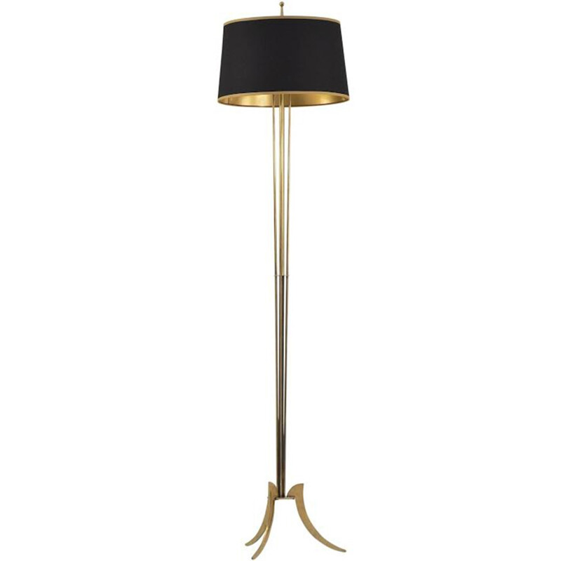 Maison Jansen Floor Lamp  in brass - 1950s