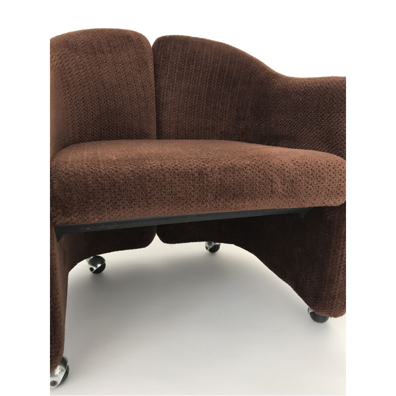 Vintage fauteuil PS 142 van Eugenio Gerli voor Tecno, 1966