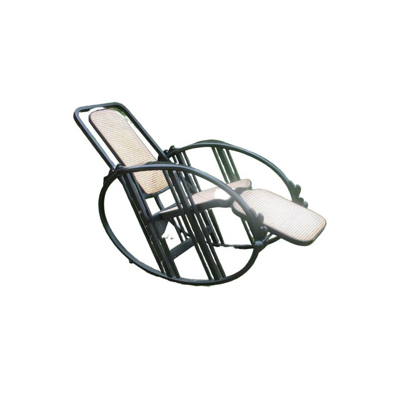 Rocking chair EGG n  267 Vintage d’ Antonio Volpe  