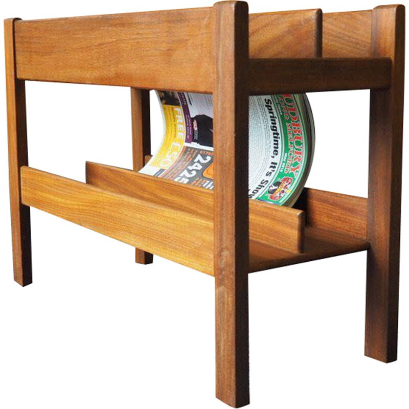 Vintage Magazine Rack by Guy Rogers for Fyre Lady