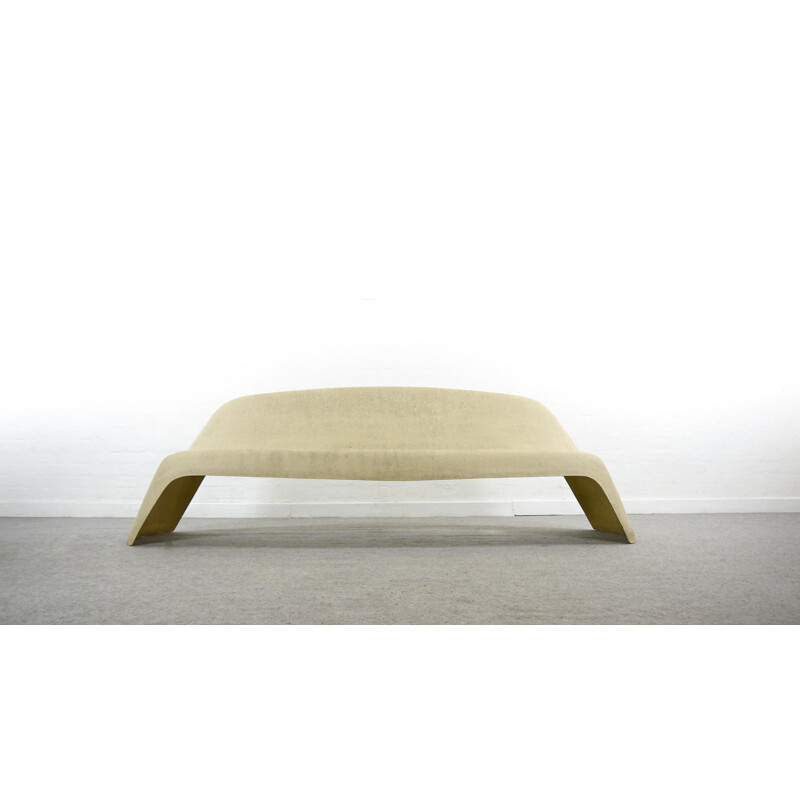 Vintage Freeform Garden Bench in Fiberglas by Walter Ppst for Wilkhahn, Germany, 1960