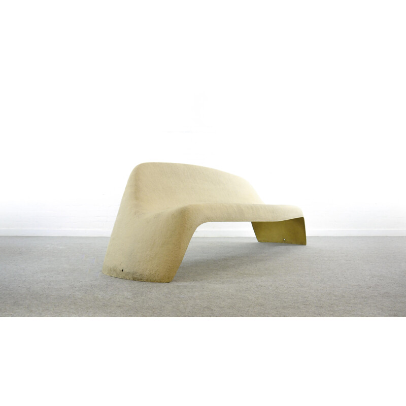 Vintage Freeform Garden Bench in Fiberglas by Walter Ppst for Wilkhahn, Germany, 1960