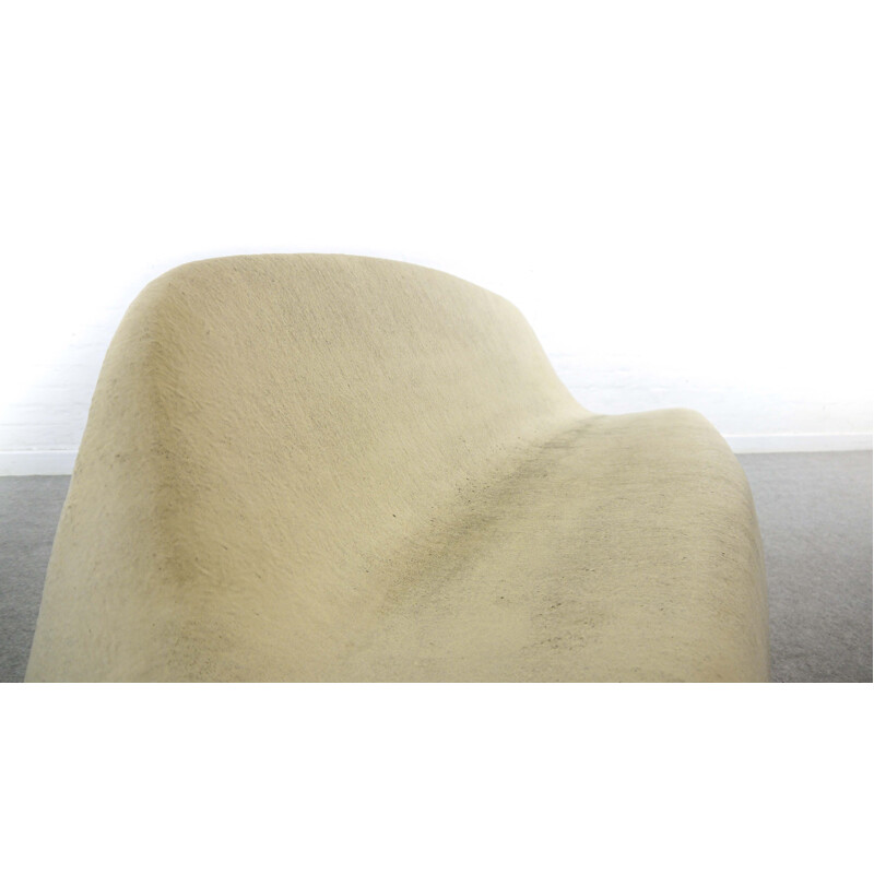 Vintage Freeform Garden Bench in Fiberglas by Walter Ppst for Wilkhahn, Germany, 1960