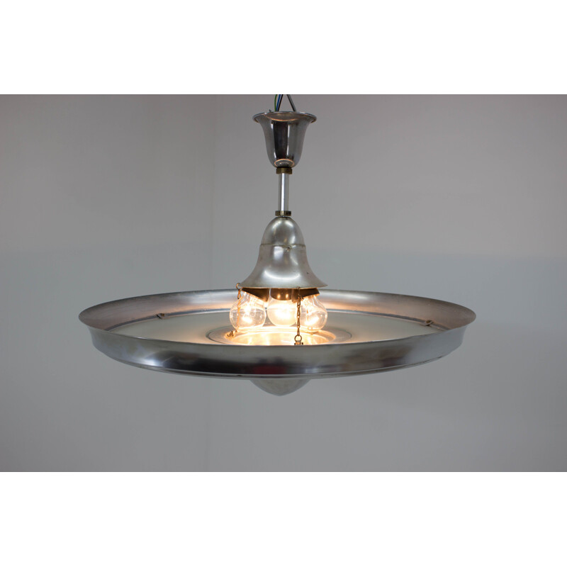 Vintage Large Early Bauhaus Chandelier, 1920