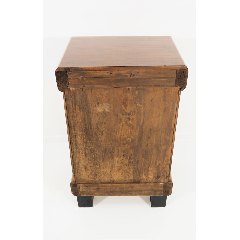 Vintage Walnut Veneer Nightstand, 1940