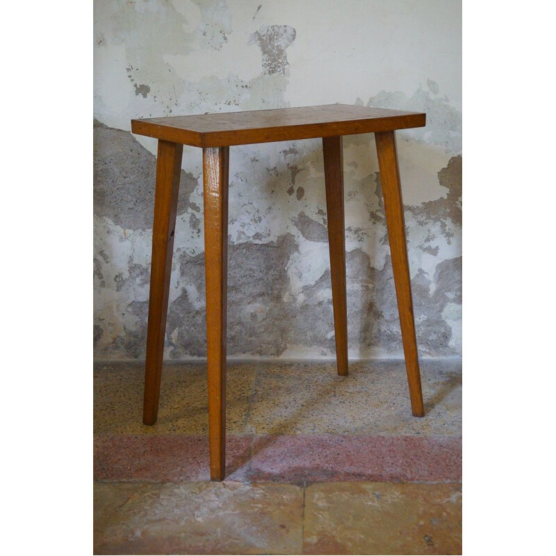 Vintage table with 1950's compass base