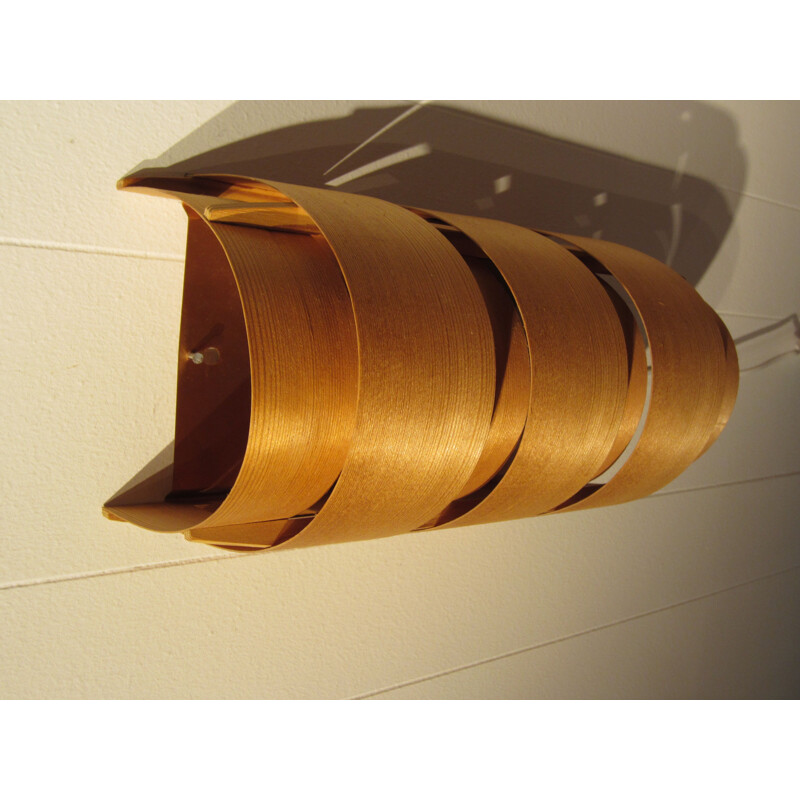 Vintage Scandinavian pine wall light by Hans-Agne Jakobsson for AB Ellysett