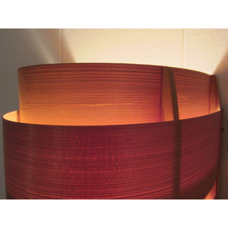 Vintage Scandinavian pine wall light by Hans-Agne Jakobsson for AB Ellysett