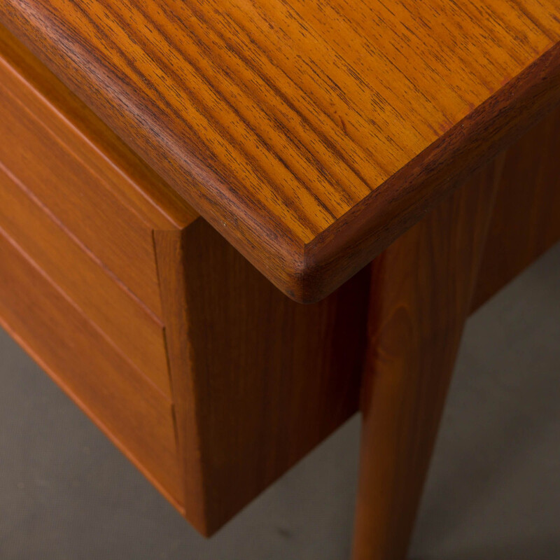 Vintage Kai Kristiansen free standing teak desk