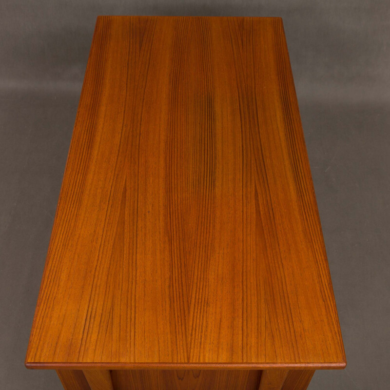 Vintage Kai Kristiansen free standing teak desk