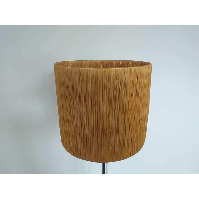 Vintage floor bast lamp, Denmark, 1960