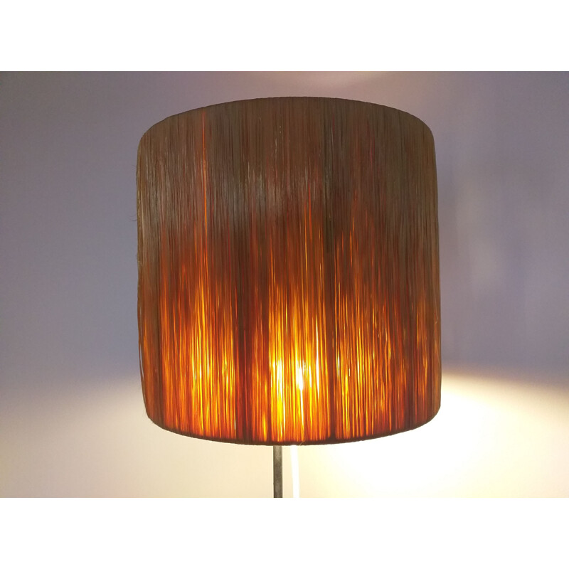 Vintage floor bast lamp, Denmark, 1960