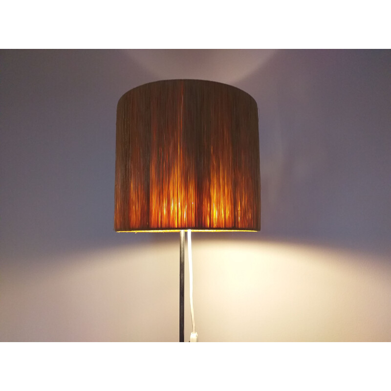 Vintage floor bast lamp, Denmark, 1960