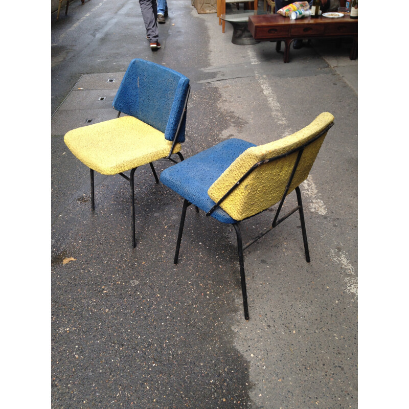 Paire de chaises vintage - années 50