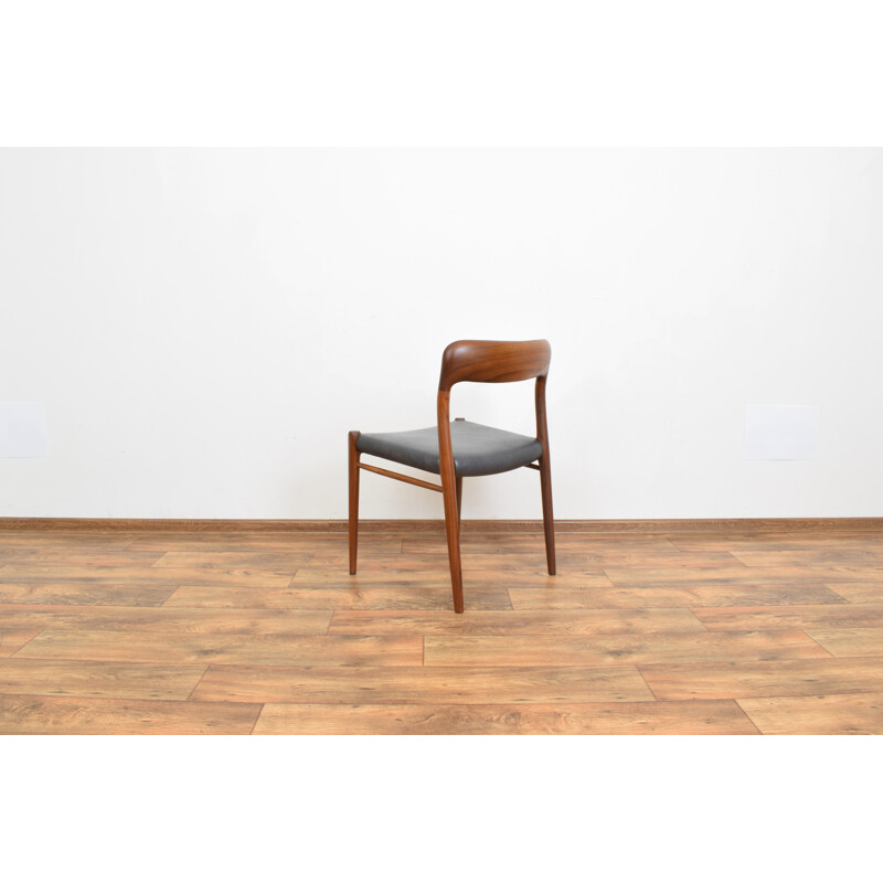 Pair of Danish teak chairs by Niels Otto Møller for J. L. Møller, 1960s