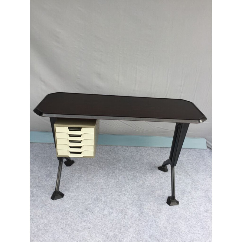 Vintage BBPR desk with adjustable feet by OLIVETTI 