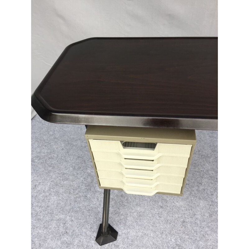 Vintage BBPR desk with adjustable feet by OLIVETTI 